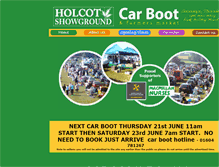 Tablet Screenshot of holcot-showground.co.uk